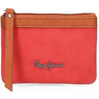 Pepe Jeans Duane Monedero Marrón 13x9x1,5 cms Piel Sintética Mujer