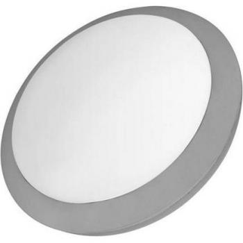 Plafón IP65 Ford Round E27 20W Gris 2300Lm