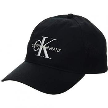Calvin Klein Ckj Monogram Cap Gorra de béisbol, Negro