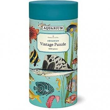 Cavallini Aquarium 1000-Piece Jigsaw Puzzle (50 x 70 cm)