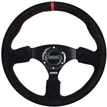 OCC MOTORSPORT VOLANTE PLANO MOD. REVENGE PIEL VUELTA BRAZOS NEGROS