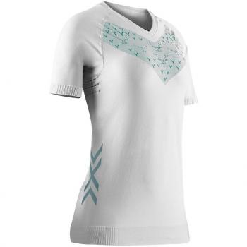 Camiseta X-Bionic Twyce Run manga corta blanco verde mujer - S