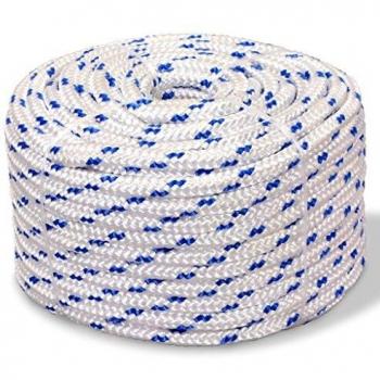 Marine Rope Polypropylene 8 mm 100 m White