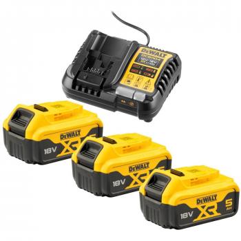 Kit de baterías y cargador DeWALT DCB1104P3-QW