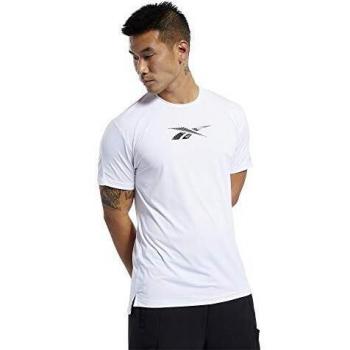 Reebok TS AC Graphic Move tee Q1 Camiseta, Hombre, Blanco, XL