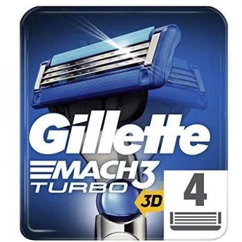 Gillette Mach3 Turbo Blades 4s Box of 10 cards