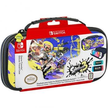 Ardistel Game Traveler Deluxe Travel Case NNS51A Splatoon 3 para Nintendo Switch, Switch OLED y Switch Lite