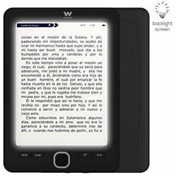 Woxter Scriba 195 Paperlight Black - Lector de libros electrónicos de 6