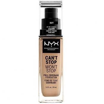 NYX Professional Makeup Can't Stop Won't Stop Full Coverage Foundation Shade 10 Buff 30 ml