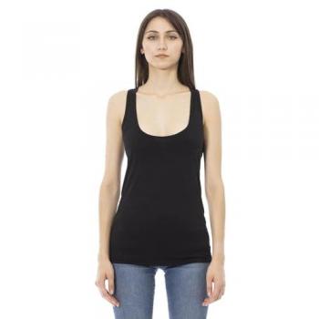 Just Cavalli Beachwear Top D40 151 Grbc Camiseta Larga Mujer, Talla L, Color Negro