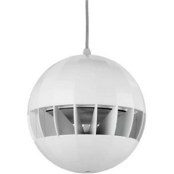 Altavoz esférico PA Monacor EDL-430/WS, 100 V, 360°, 20 W, color blanco