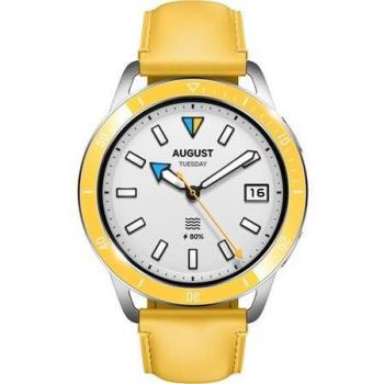 Reloj Inteligente Xiaomi Bezel Amarillo Cromado