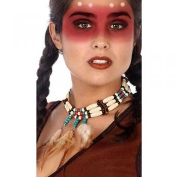 Atosa Collar de India con Plumas