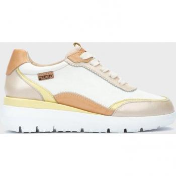Zapatillas deportivas de piel con cordones y plantilla acolchada Memory Foam