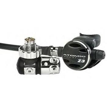 Conjunto de Regulador de Buceo Atomic Aquatics Z3 Negro DIN