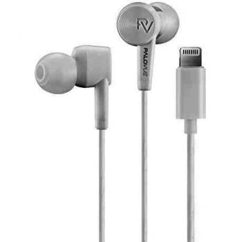 PALOVUE Lightning Auriculares Compatible para iPhone 12 11 Pro MAX iPhone X XS MAX XR iPhone 8 Plus iPhone 7 Plus Certificado MFi in Ear Headphones con Controlador de micrófono SweetFlow Blanco