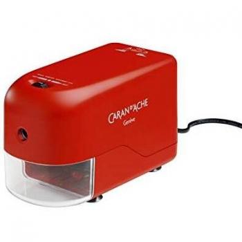 Afilador Eléctrico Rojo Caran d'Ache para Lápices de Diámetro 8-12mm