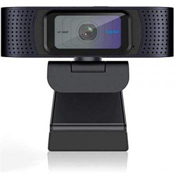 Spedal 1080P Full HD Webcam con Micrófono Streaming Cámara Web con Cubierta de Privacidad USB Webcam Autofocus Plug & Play Webcam para PC Video Chat y Grabación Mac Windows
