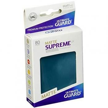 Sleeve Deck Ultimate Guard Supreme Ux Sleeves Standard Sizematte Petrol Blue