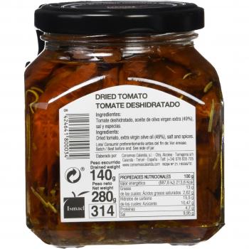 Ismael Tomate Seco Bañado en Aceite de Oliva Extra Virgen - 280 gr