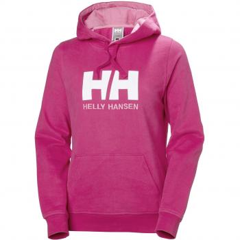 Helly Hansen W HH Logo Hoodie, Mujer, Dragon Fruit, M