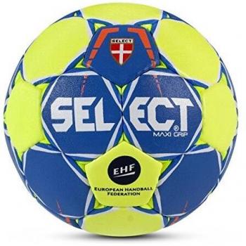 SELECT máxima de Grip 2.0 – Balón de Balonmano, Color Blau/Gelb/Weiß, tamaño 3