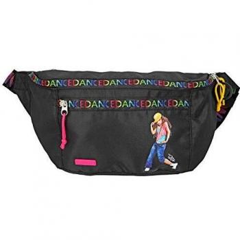 Depesche-DP-0010967 Riñonera TopModel Dance, Negro, Aprox. 10 x 20 x 40 cm, Color Rosa, Länge: 10 cm Breite: 34 cm Höhe: 24 cm
