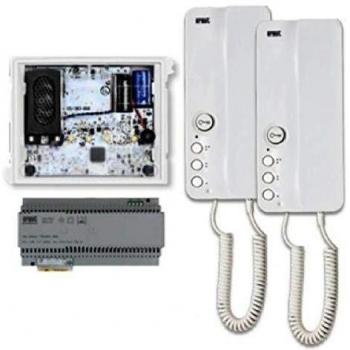 Kit Base de Audio Urmet Alpha 2 Vozes con Panel de Pulsadores 1183/622