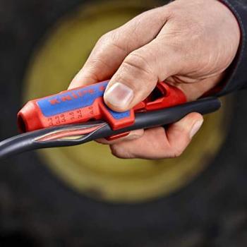 Knipex Universal de Herramientas pelacables Ergos Trip, 1 pieza, 16 95 01 SB