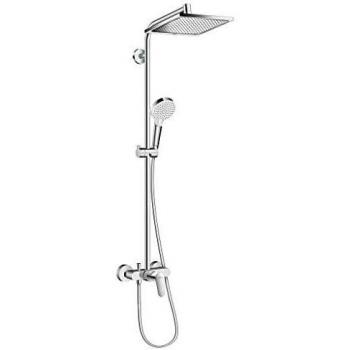 hansgrohe 27284000 Crometta E 240 sistema de ducha, 2 tipos de chorro, cromo