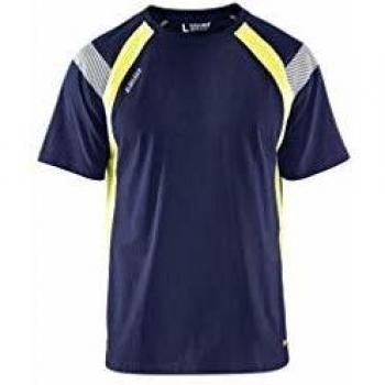 Blaklader XXXL Fluorescent Marine/Yellow T-Shirt