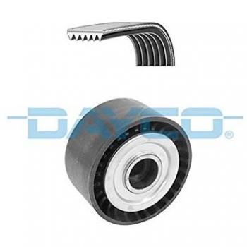 DAYCO Juego de correas auxiliares poli V KPV231 para PEUGEOT 206, 307, 207, 1007, 207+ y CITROËN C4, C3, C2, C3 Pl