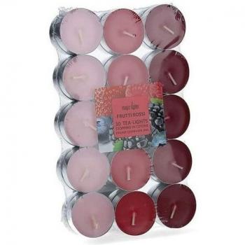 Pack de 30 Velas Perfumadas Aromatizadas Frutos Rojos 3,7 cm Magic Lights 8030650151151 83928