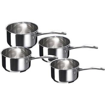 Set de 4 cacerolas Chef en acero inoxidable 14/16/18/20 cm Beka
