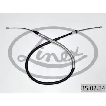 Cable de freno de estacionamiento LINEX 35.02.34 Izquierda