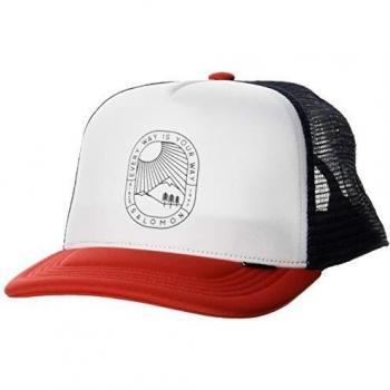 SALOMON Summer Logo Cap Gorra, Hombre, White/Goji Berry, Talla Única