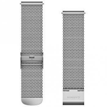 Garmin Pulsera Vivomove, 20 mm, Malla Milanesa, Plata