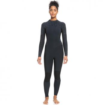 Roxy Traje de surf de mujer 5/4/3mm Swell Series GBS Neopreno negro