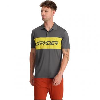 Polo de Hombre Spyder Olson de Manga Corta Polar