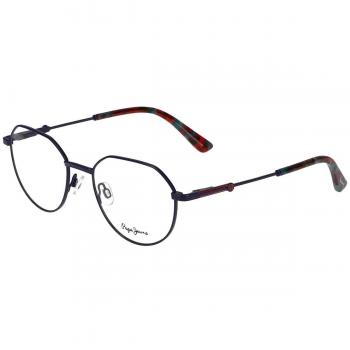 Pepe Jeans PJ1434 668 Men's Eyeglasses Blue Size 53 - Frame Only, Blue Light Block Available