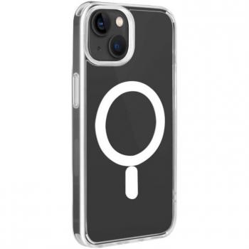 Funda Puro Lite Mag Transparente para iPhone 14/13, TPU, Compatible con Carga MagSafe, Esquinas Reforzadas