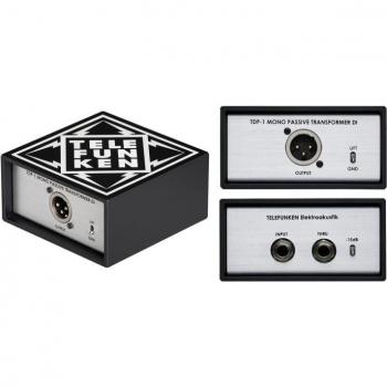 Telefunken TDP-1 Mono Passive Direct Box Black