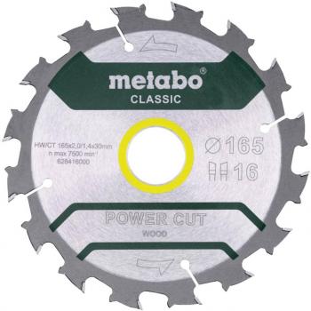 Metabo sierra circular HW/CT 165x30x16Z Power Cut Wood Classic