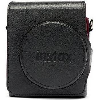 instax mini 90 - Funda de piel sintética con correa