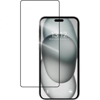 PcCom Essential Protector Cristal Templado 3D para iPhone 15