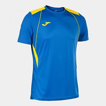 Camiseta de Manga Corta Joma Championship VII Royal Amarillo Hombre