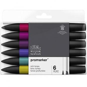 Set de 6 Rotuladores Promarker Tonos Ricos Winsor & Newton