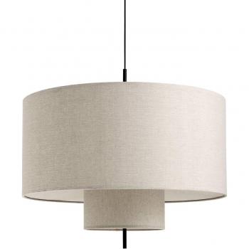 Lámpara Colgante Textil Margin Ø 90 cm Beige