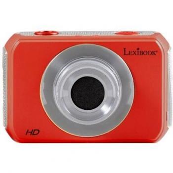 LEXIBOOK- Move CAM Touch Full HD, Color Rojo/Plata, 5 MP