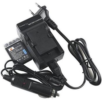DSTE 2-Pieza Repuesto Batería y DC82E Viaje Cargador kit para Olympus LI-10B C-50 C-60 C-70 C-470 C-760 C-765 C-770 C-5000 C-7000 D-590 X-1 X-2 X-3 X-500 FE-200 IR-500 Stylus 300 400 410 500 600